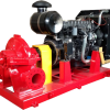 Bơm cứu hỏa ebara động cơ Diesel hai cửa hút