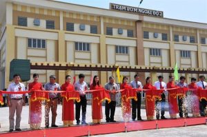 Trạm bơm tiêu úng ở Hà Nội mới khánh thành